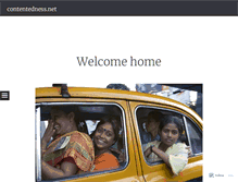 Tablet Screenshot of contentedness.net